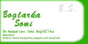 boglarka somi business card